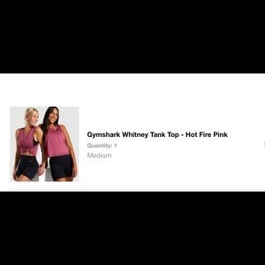 Gymshark X Whitney Simmons tank